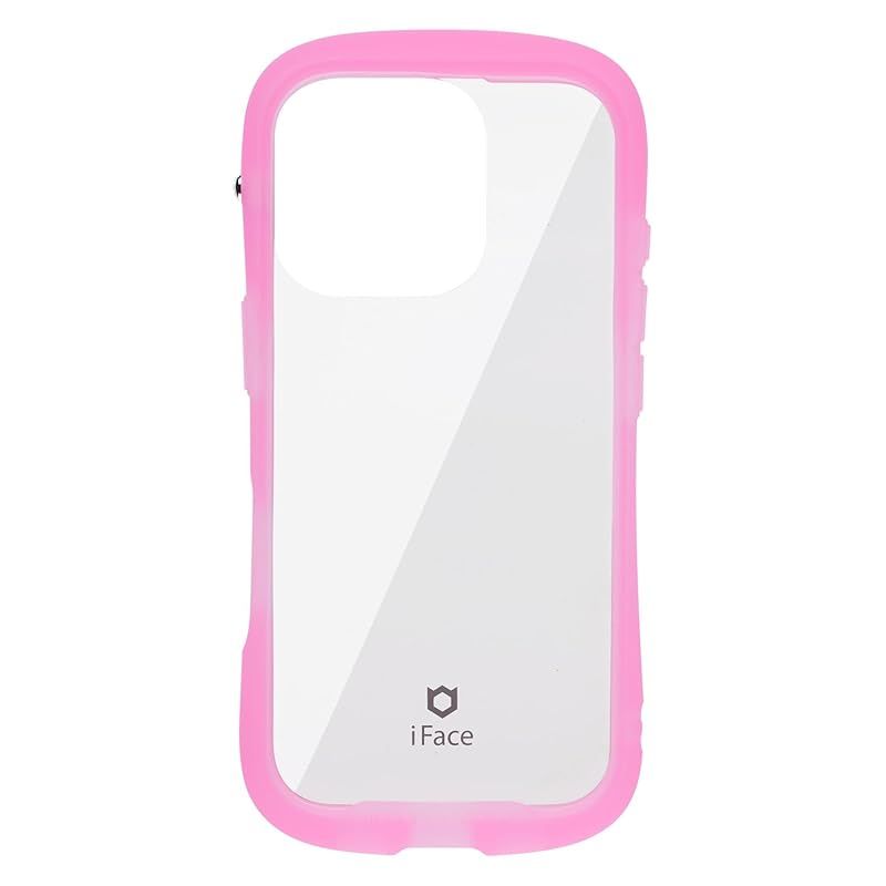 iFace Reflection Neo iPhone 16 Pro ケース クリア 強化ガラス(クリアピンク)【アイフェイス iphone16pro ケース アイフォン16プロ カバー スマホケース 透明 黄変防止 耐衝撃 ストラップホール付き クリ