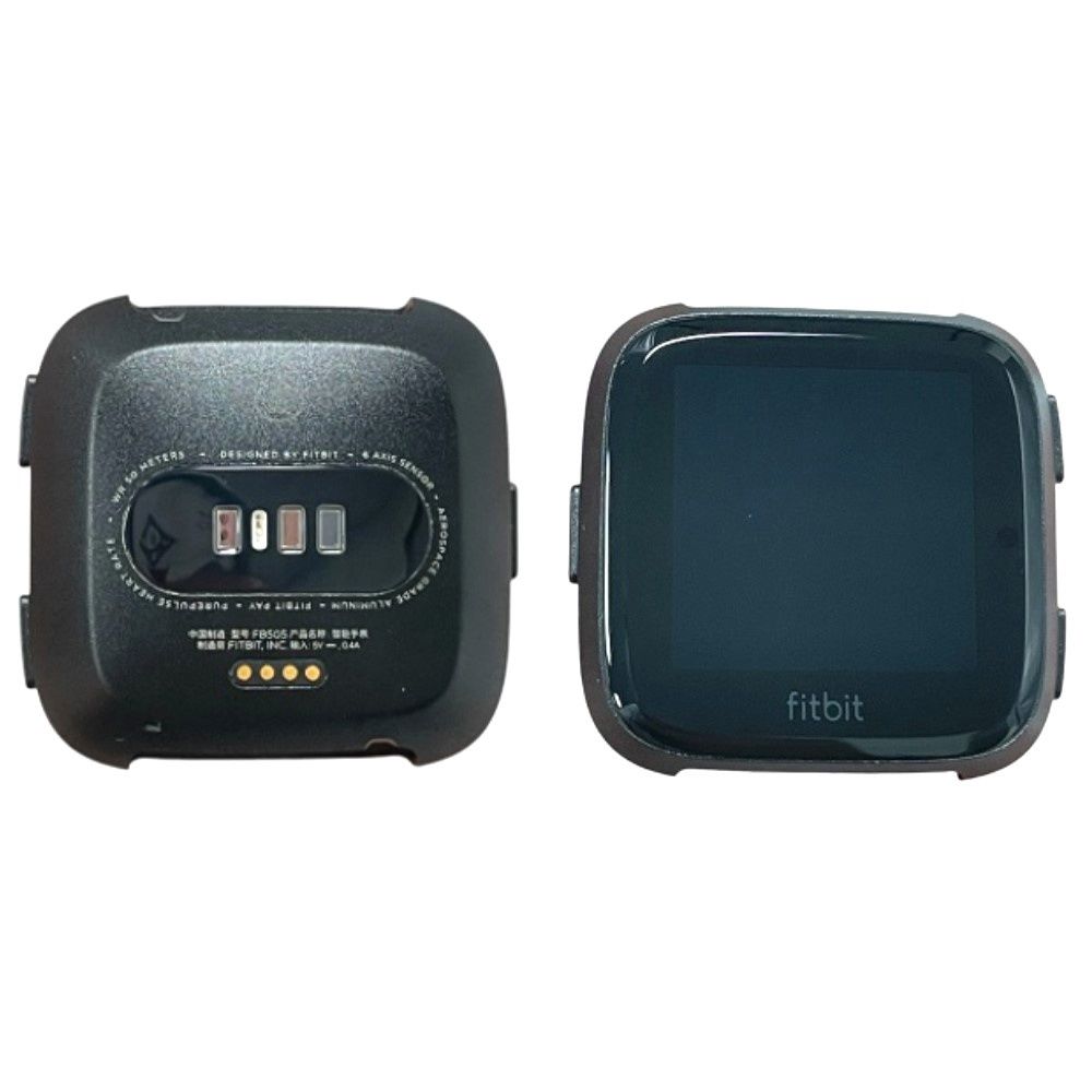 Fitbit Versa フィットネスリストバンド Black 【良い(B)】