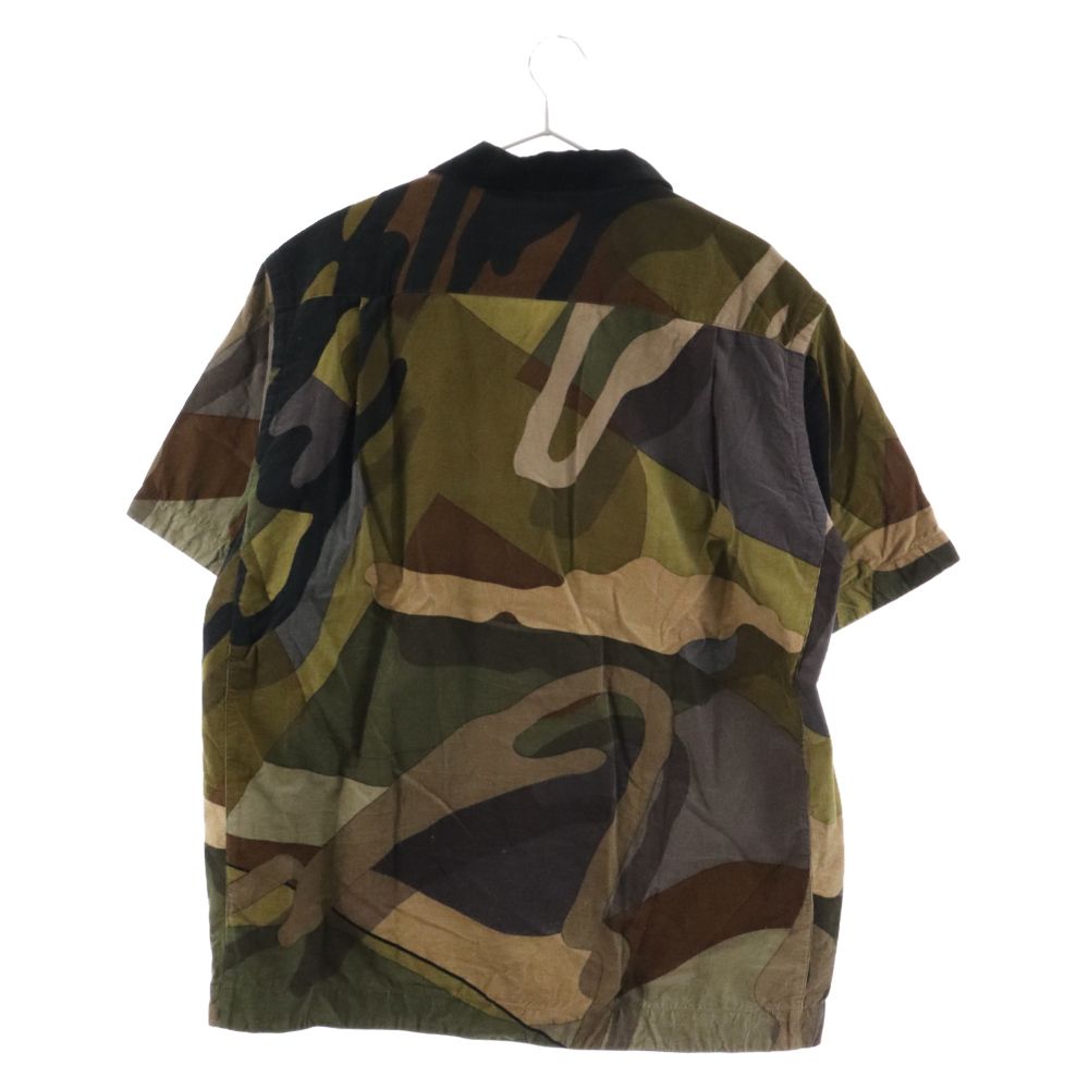 Sacai (サカイ) 21AW×KAWS Short Sleeve Corduroy Shirt 21-02573M 