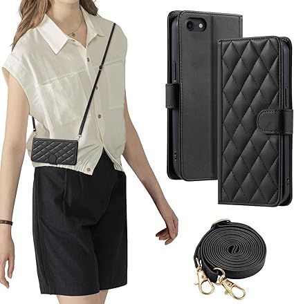 【爆買い，新品】 iPhone SE2 / SE3 ケース 手帳型 通用 チェック柄 刺繍 上質 iPhone7 8 ケース 手帳型 人気 iphone se 第二世代 第三世代 ケース 財布型 アイフォンse2 アイフォンse3 ケース 手帳型 アイフォン 応募券