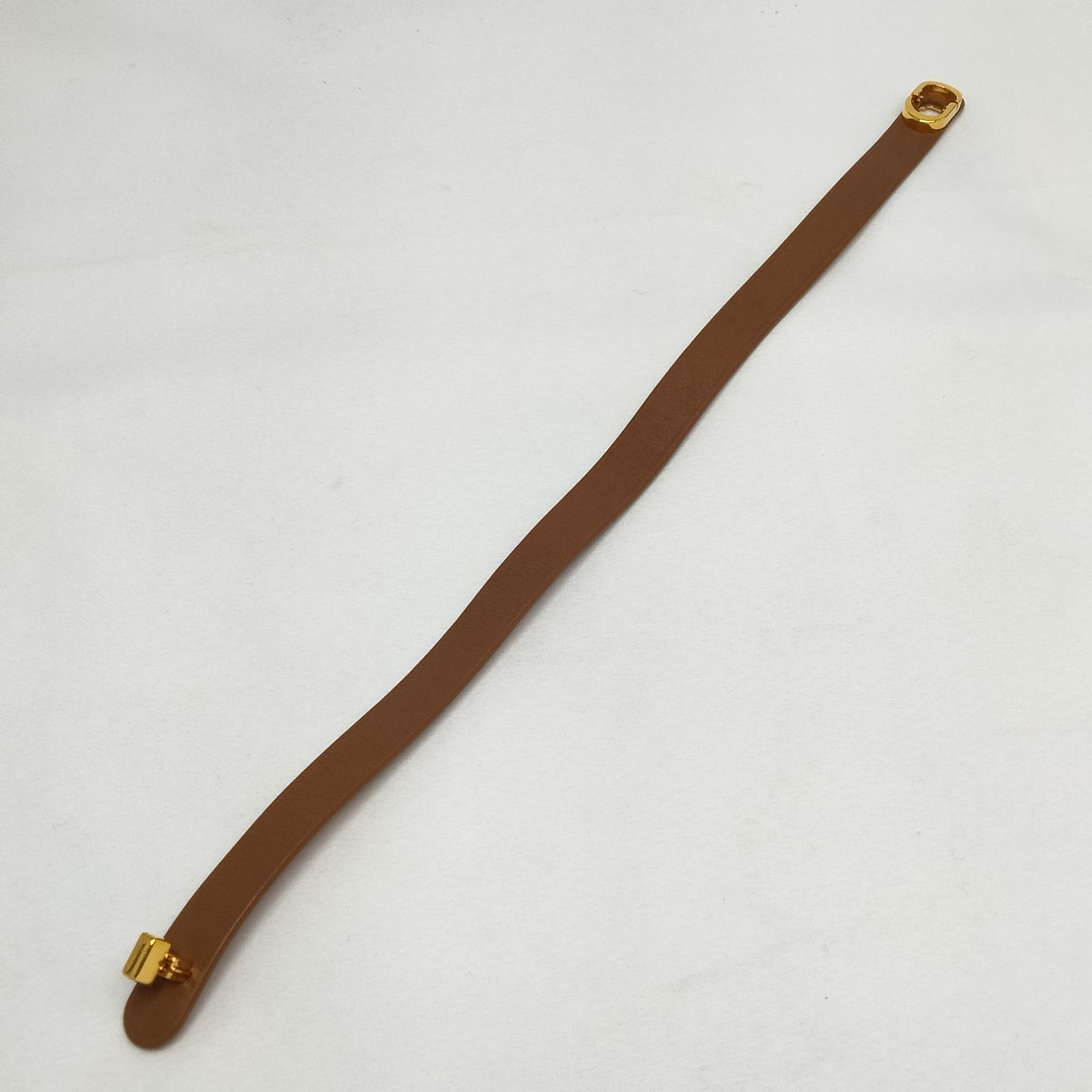 Christian Dior ディオールレザーブレスベージュ M