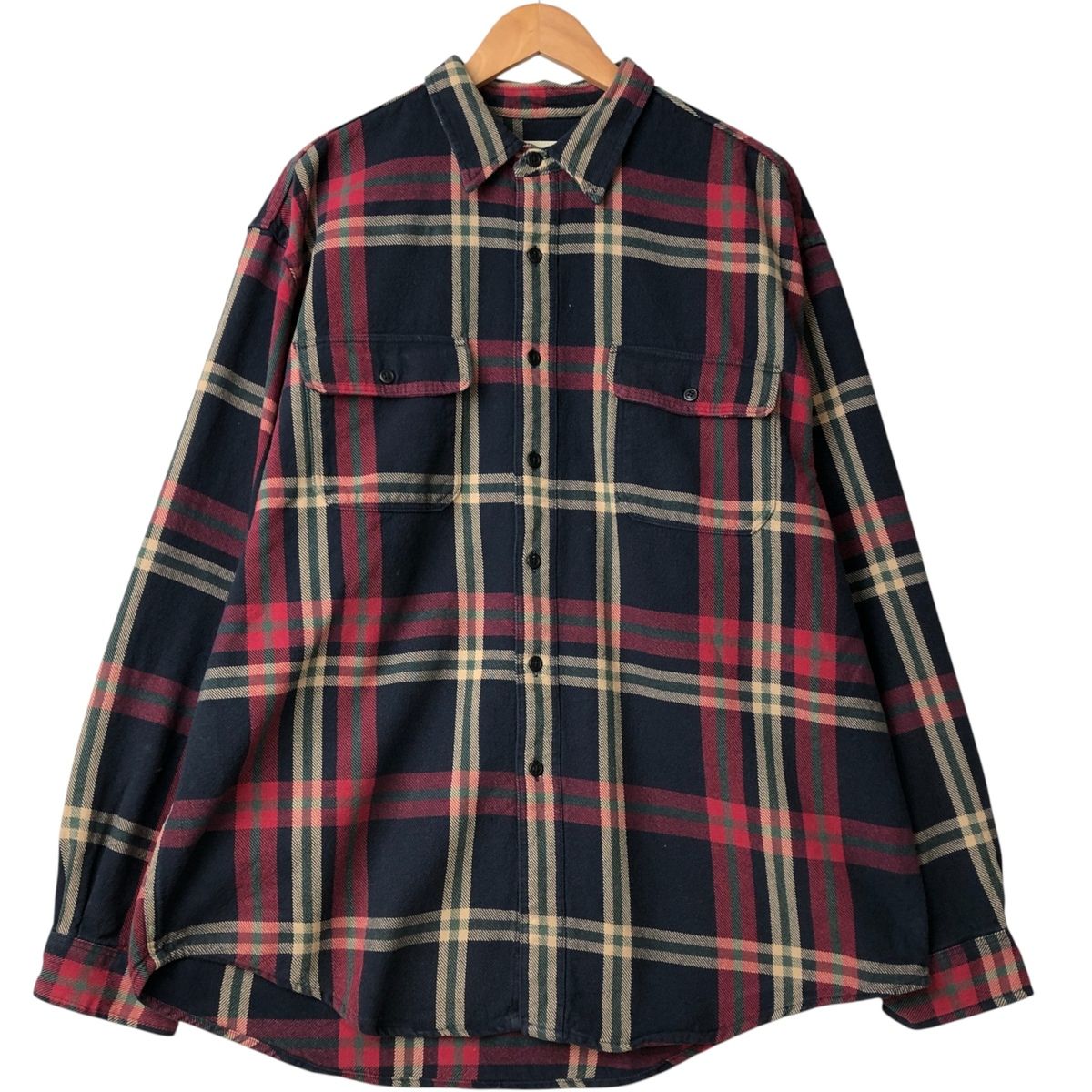 好配色チェック 90s BIG MAC ネルシャツ USA製 3XL BIGMAC 好配色