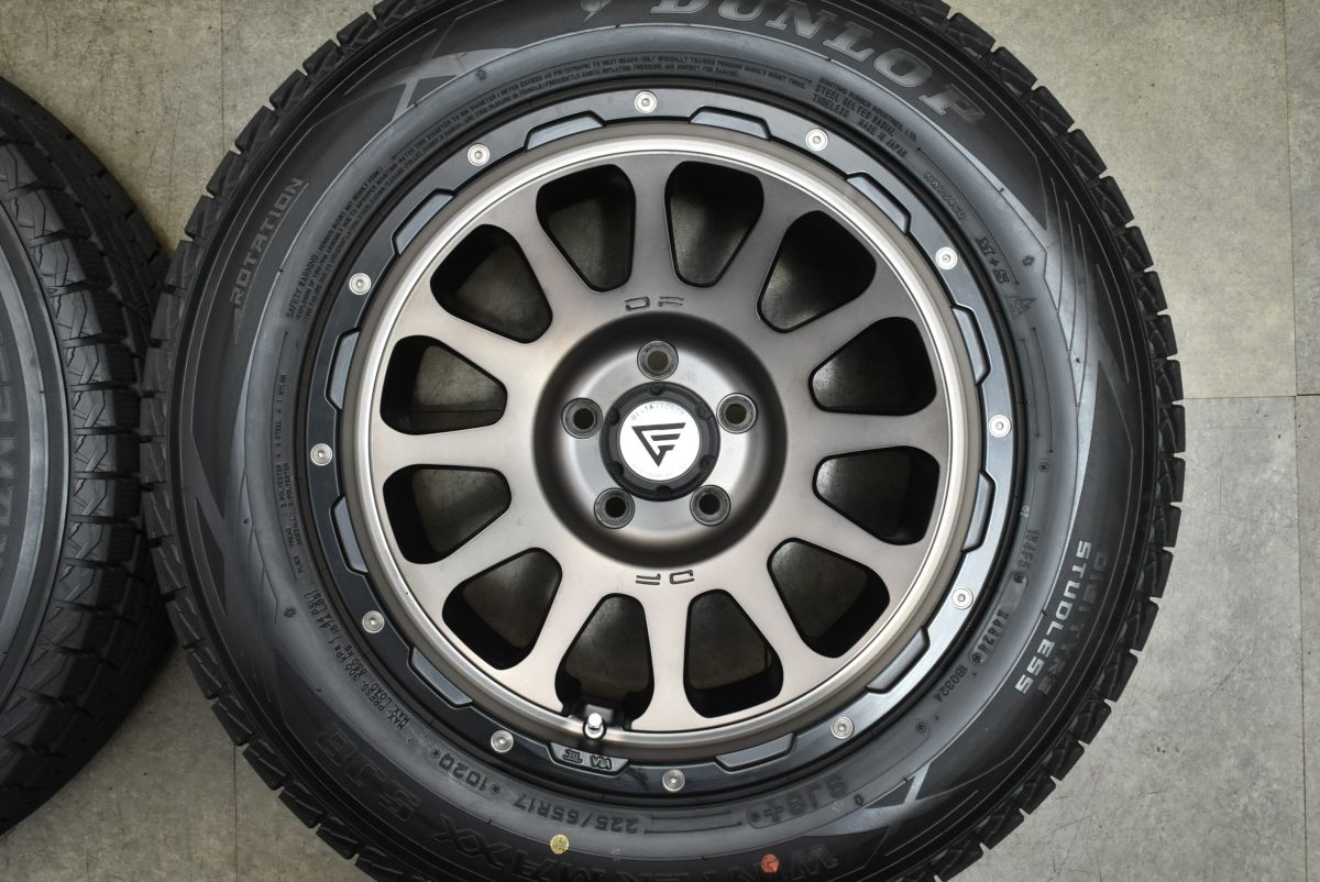 丈夫な デルタフォース オーバル 17in 7J 32 PCD114.3 ウィンターマックスSJ8 225|65R17 ハリアー RAV4 エクストレイル アウトバック