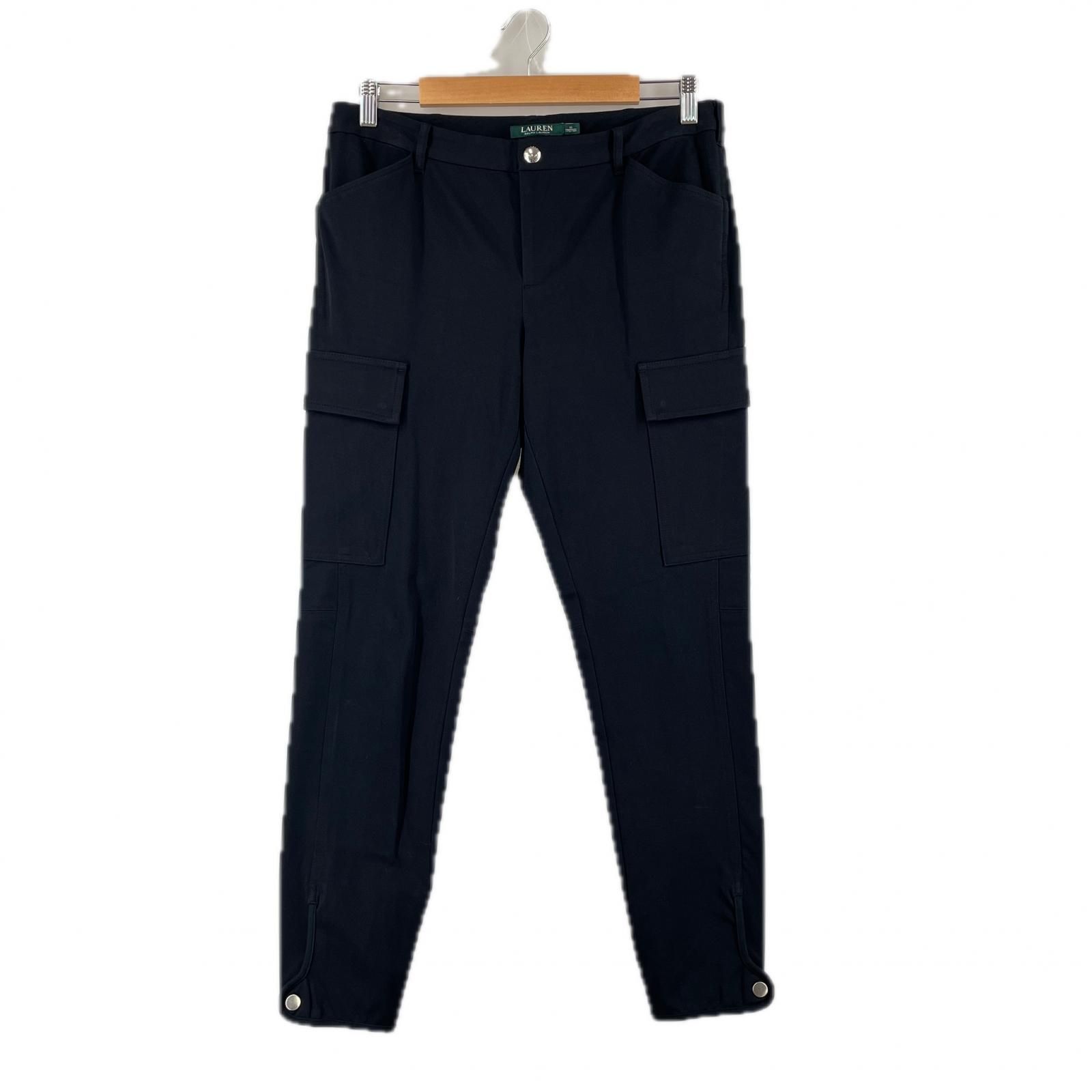 完売　RALPH LAUREN ラルフローレン　サテン　カーゴパンツ　ネイビー POLO RALPH LAUREN ポロ ラルフローレン カーゴ スウェット