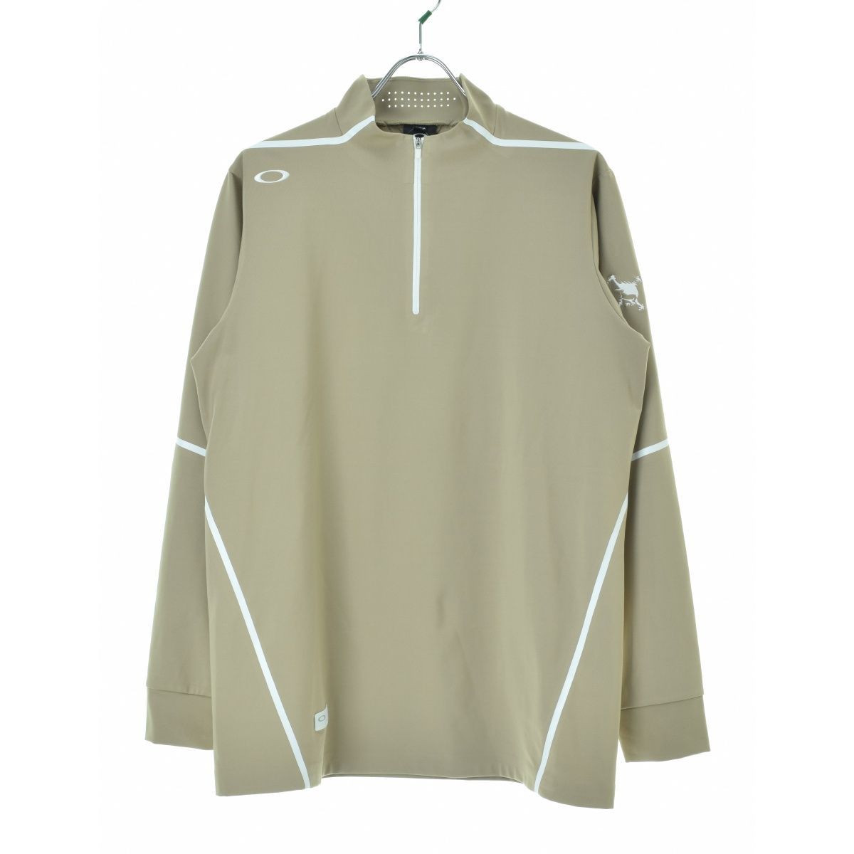 【OAKLEY】FOA402835 SKULL SYNCHRONISM LS MOCK SHIRT ストレッチハーフジップ長袖カットソー
