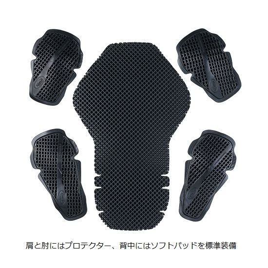 フルメッシュパーカージャケット レッド