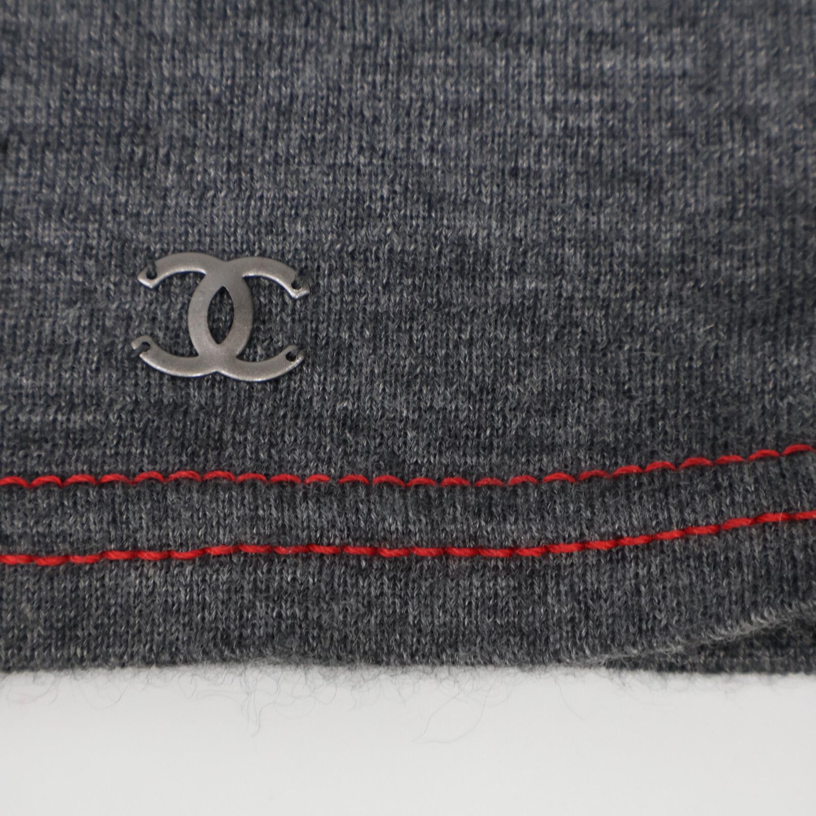 CHANEL シャネル グレー 00A P16507V00838 ウール