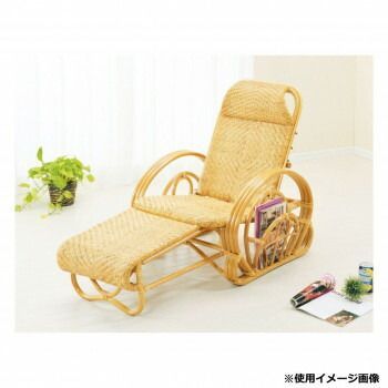 Romantic Rattan 籐三つ折寝椅子 A 100