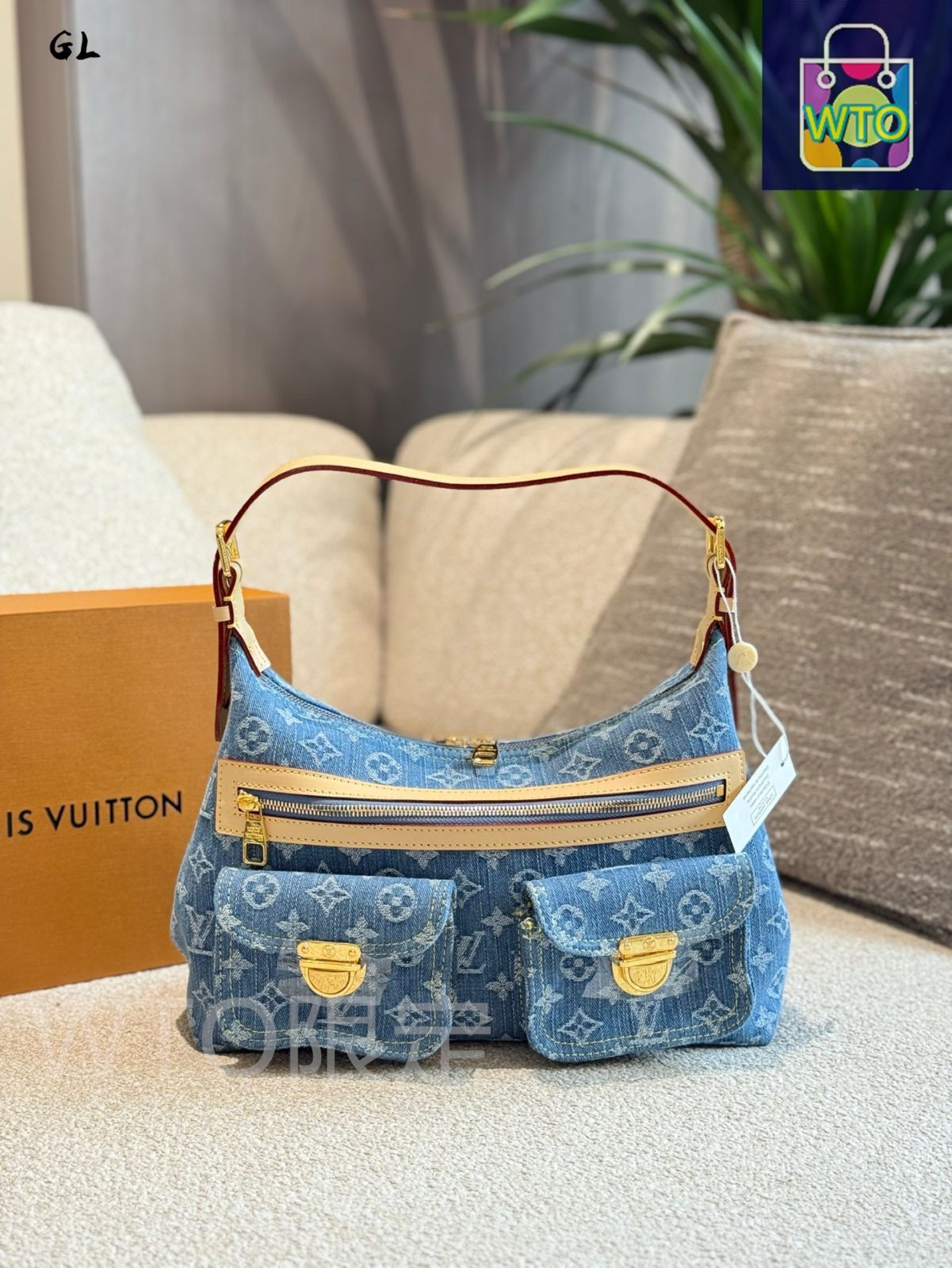 ルイヴィトン デニム フェアリーテイル アンダーアームバッグ 今日特価】LV Denim 腋下バッグ ヴィンテージ レアリミテッド