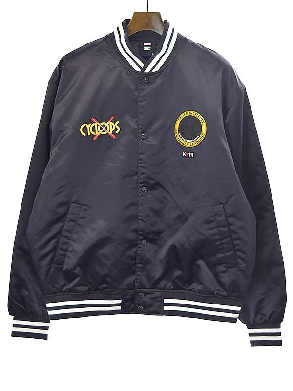 Kith × Marvel キス×マーベル 23AW X-Men Cyclops Satin Bomber Jacket