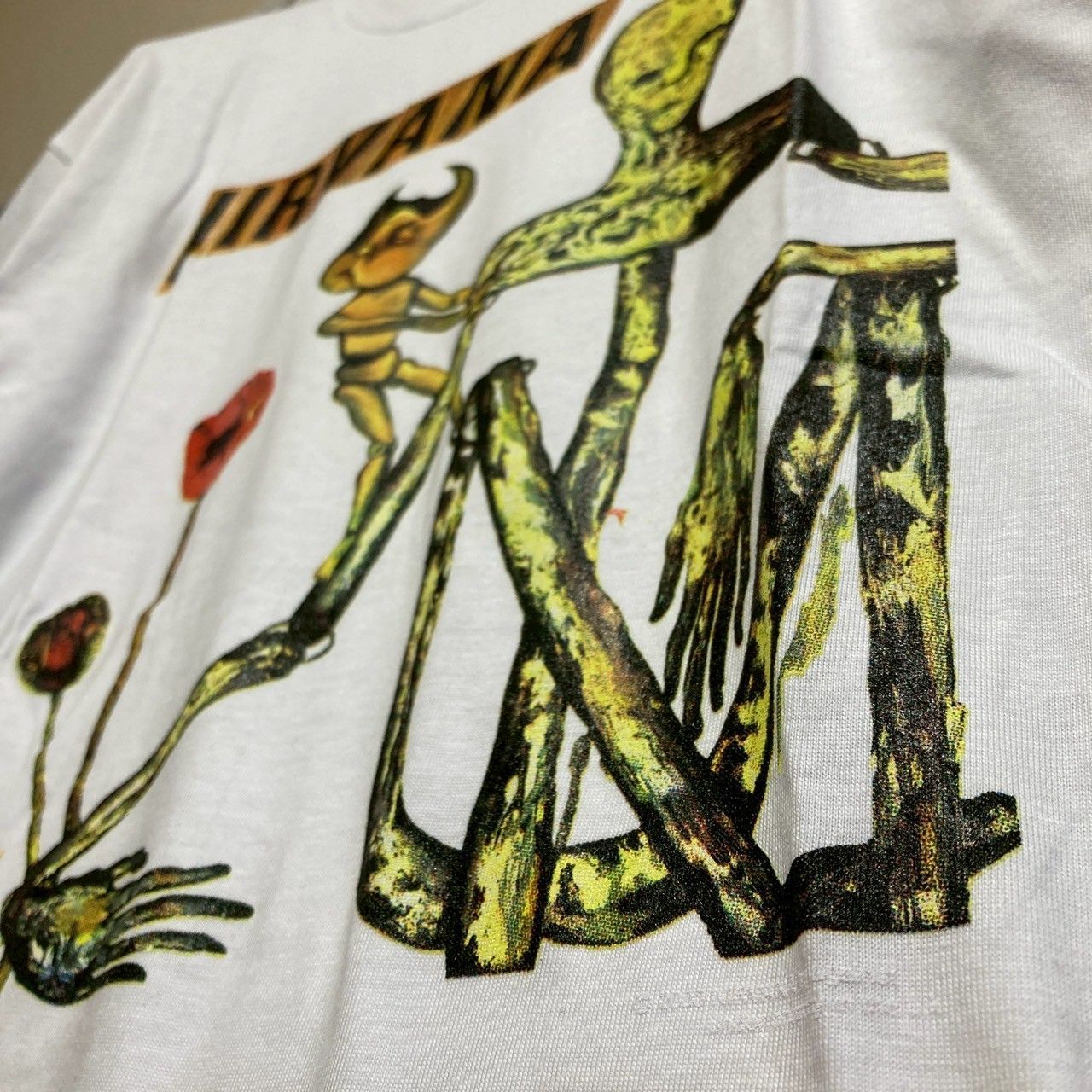 RHCP×NIRVANA 91年ツアーTシャツ XL / 白 ブート RHCP×NIRVANA 91年ツアーTシャツ XL / 白 ブート - メルカリ