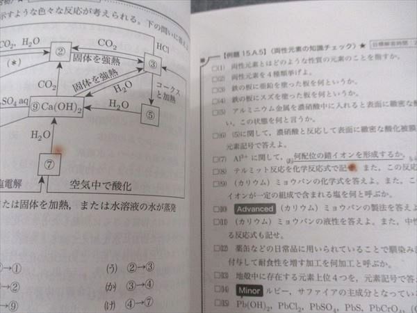 WS05-021 鉄緑会 入試化学確認シリーズ テキスト 第1/2/3分冊 通年セット 2020 計3冊 39S0D