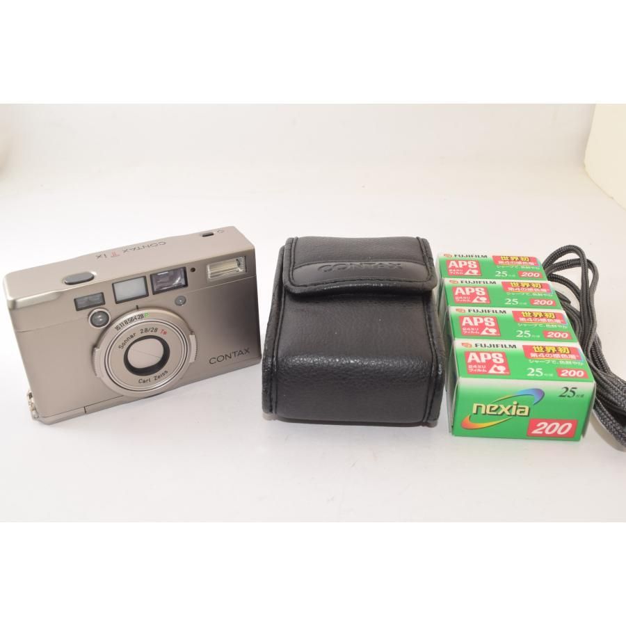 CONTAX コンタックス Tix Sonnar 28mm F2.8 T コンパクトフィルムカメラ 2502014