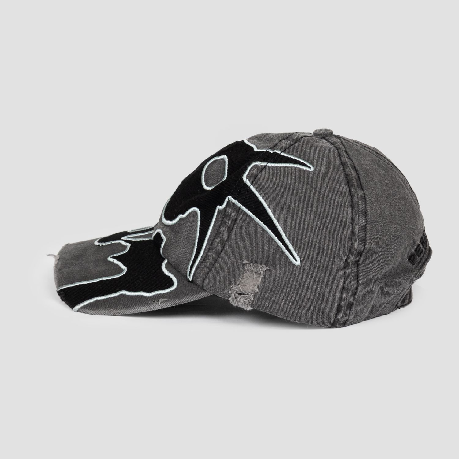 P.A.M. / PERKS AND MINI 25AW LOCKE DENIM APPLIQUE BASEBALL
