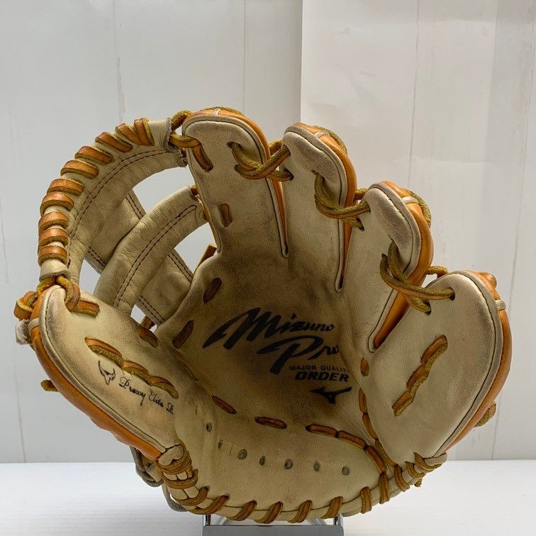 中古品 ミズノ MIZUNO ミズノプロ 軟式 内野手用オーダー