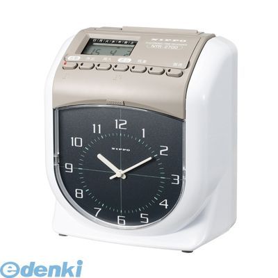 【新品・3営業日以内発送】ニッポー 4938692100066 電子タイムレコーダー【本体色－スノーホワイト＆ウォームグレー】 NTR－2700 NTR－2700【１台】【沖縄離島販売不可】