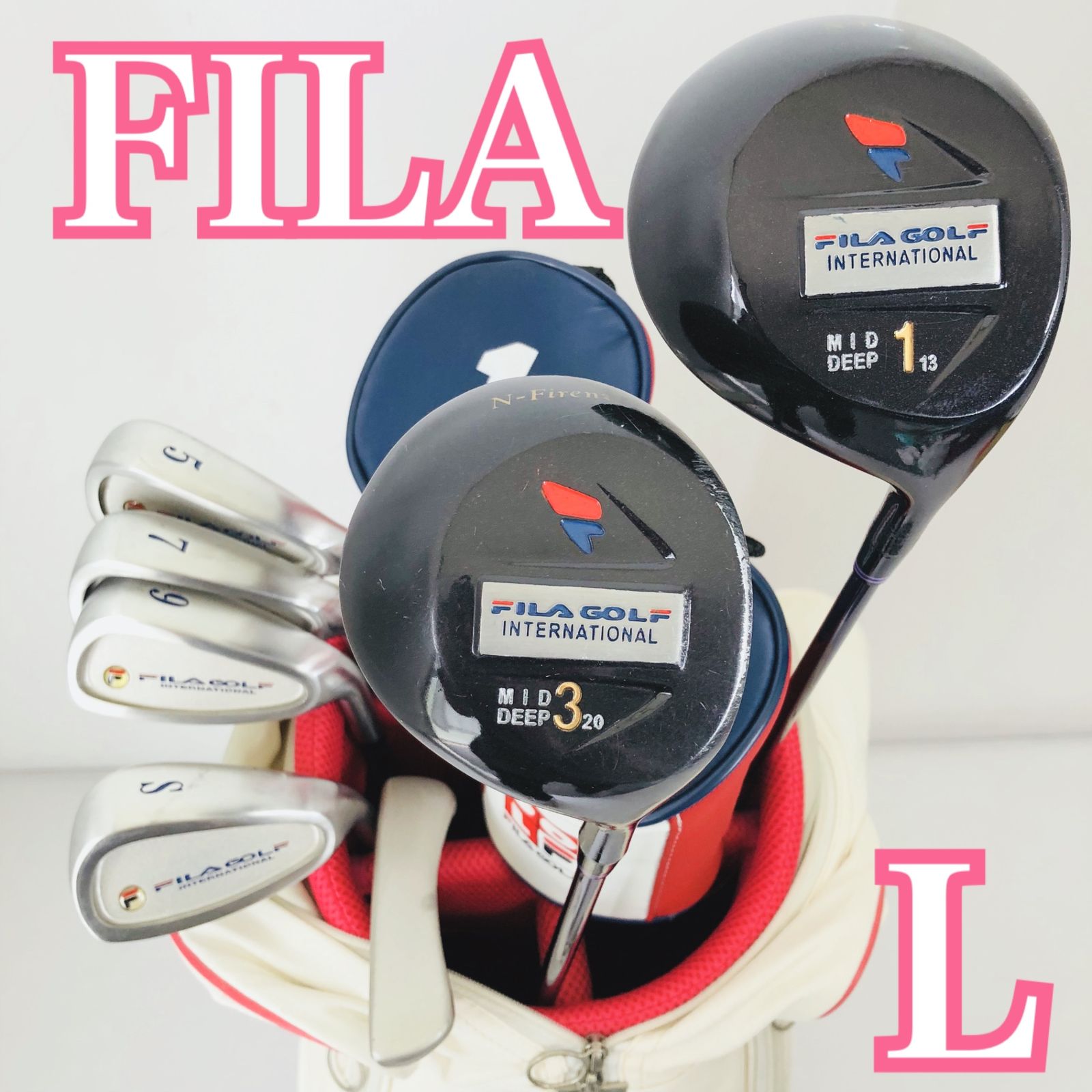 レディース FILA フィラ ゴルフ クラブ セット 初心者 入門