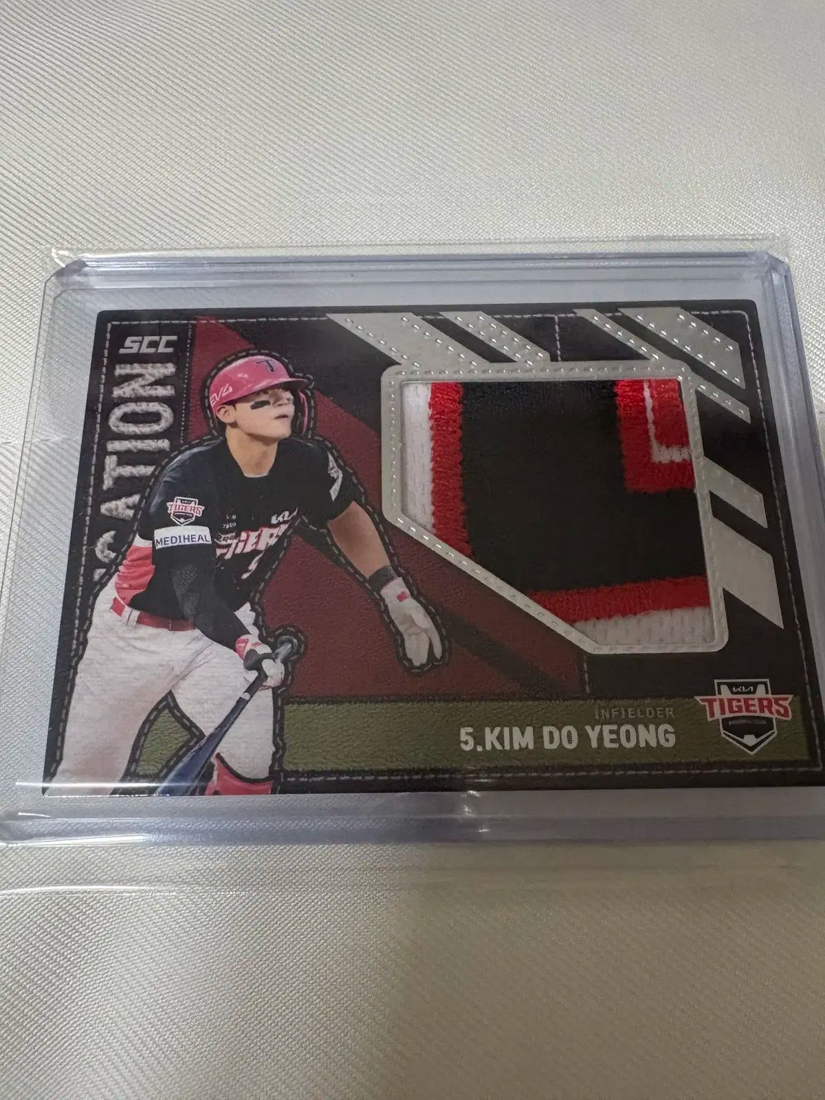 2025 KBO SCC 感覚 金 倒永 キム ドヨン シルバー パッチ カード