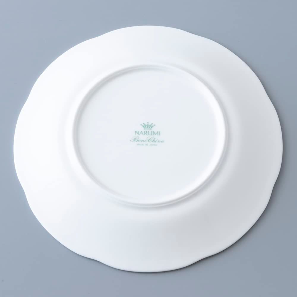 【迅速発送】NARUMI(ナルミ) プレート 皿 セット ギフトギャラリー 27cm ホワイト ブドウ柄 かわいい レリーフ 2枚セット 電子レンジ温め 食洗機対応 日本製 ギフトボックス付き 1023-23369