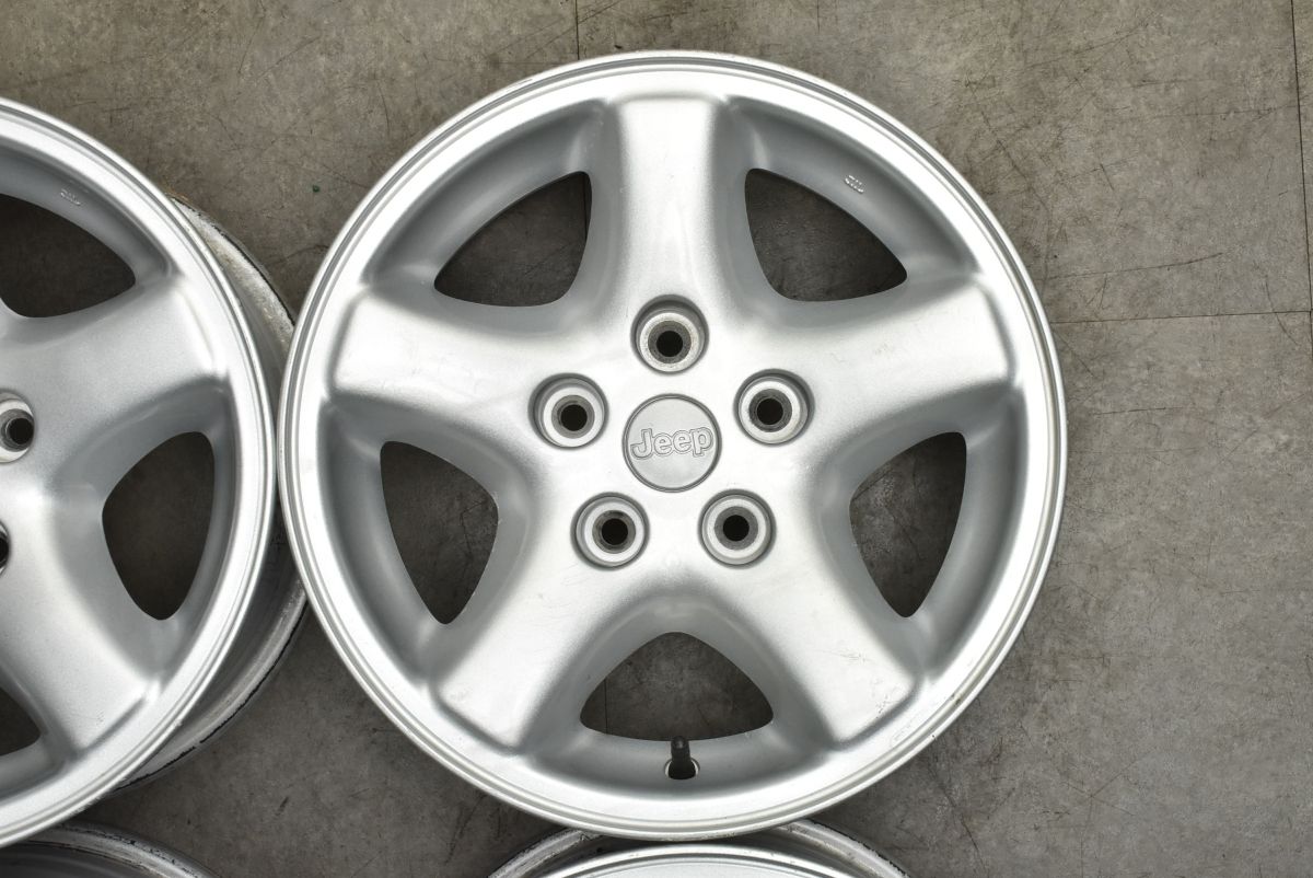 JEEP TJラングラー 純正ホイール R15×7J 5H-114.3 5本 JEEP TJ 