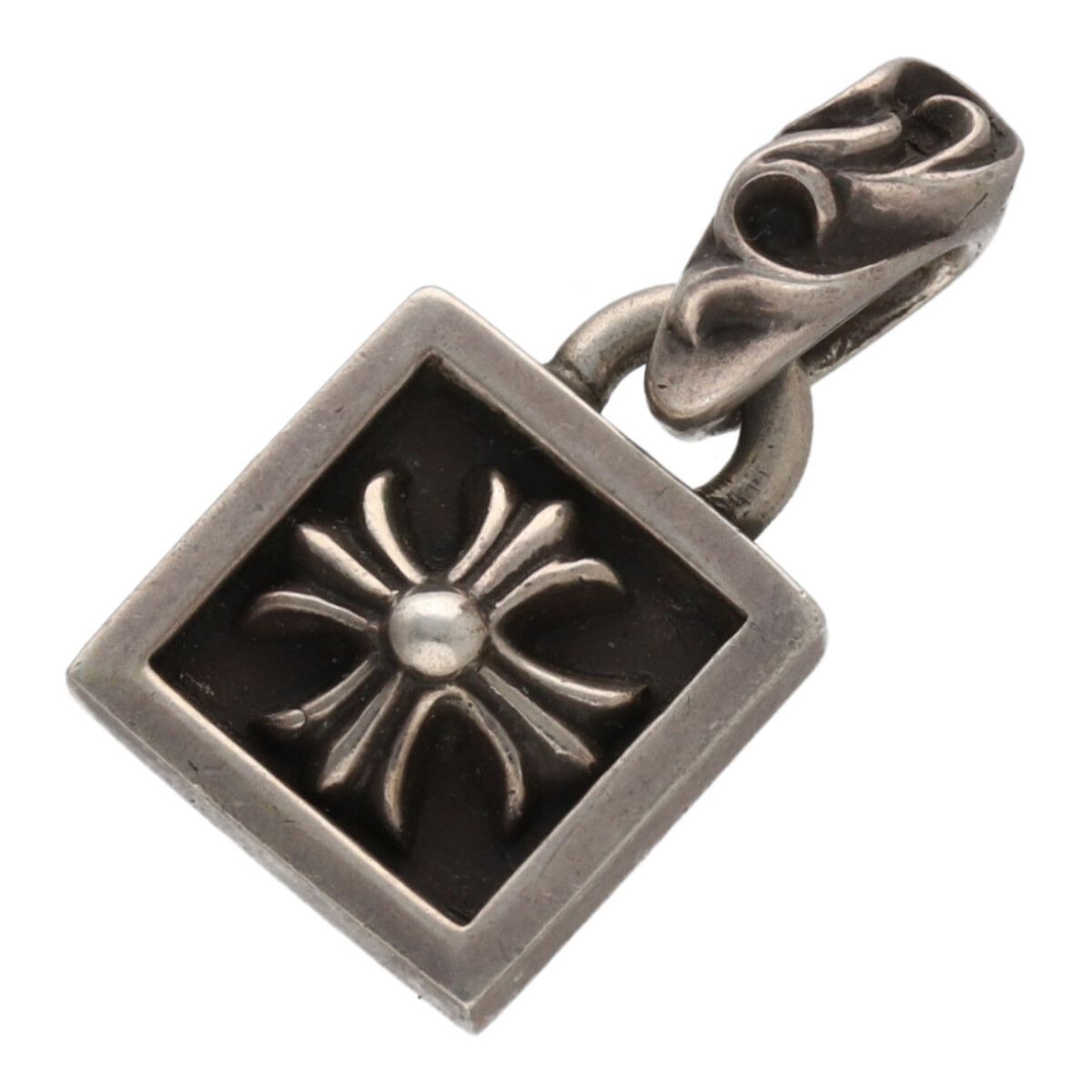 中古】 CHROME HEARTS クロムハーツ フレームドCHプラス SV925