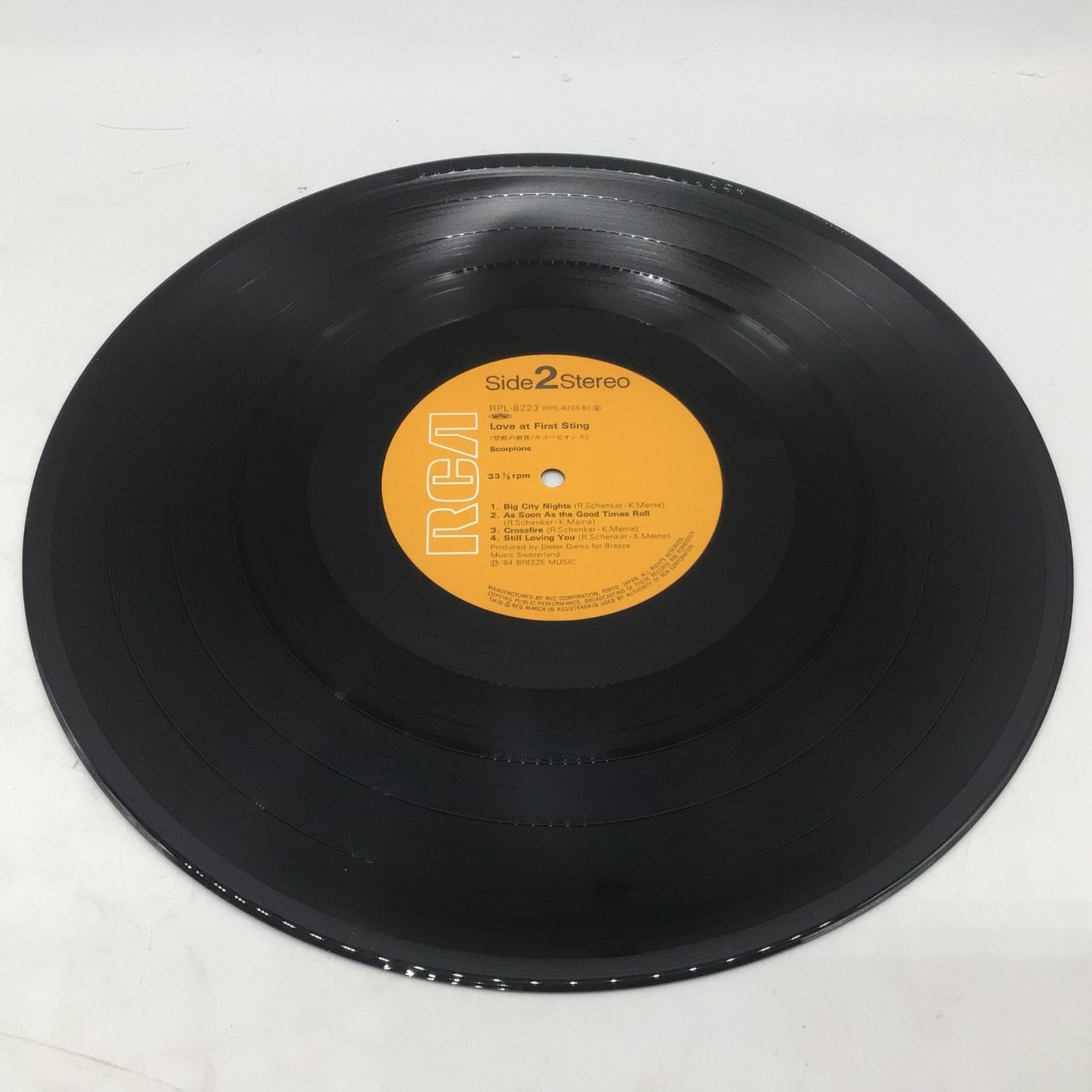 9225 【LPレコード 帯付 国内盤】Scorpions スコーピオンズ Love At 