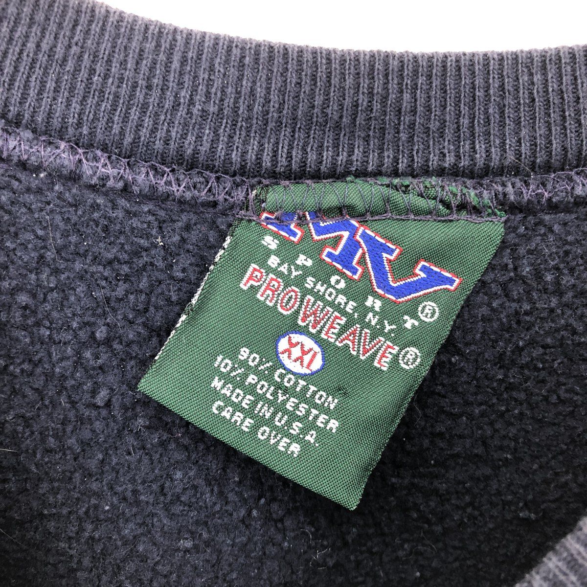 古着 90年代 MV SPORT U.S.NAVY リバースウィーブタイプ プリント 