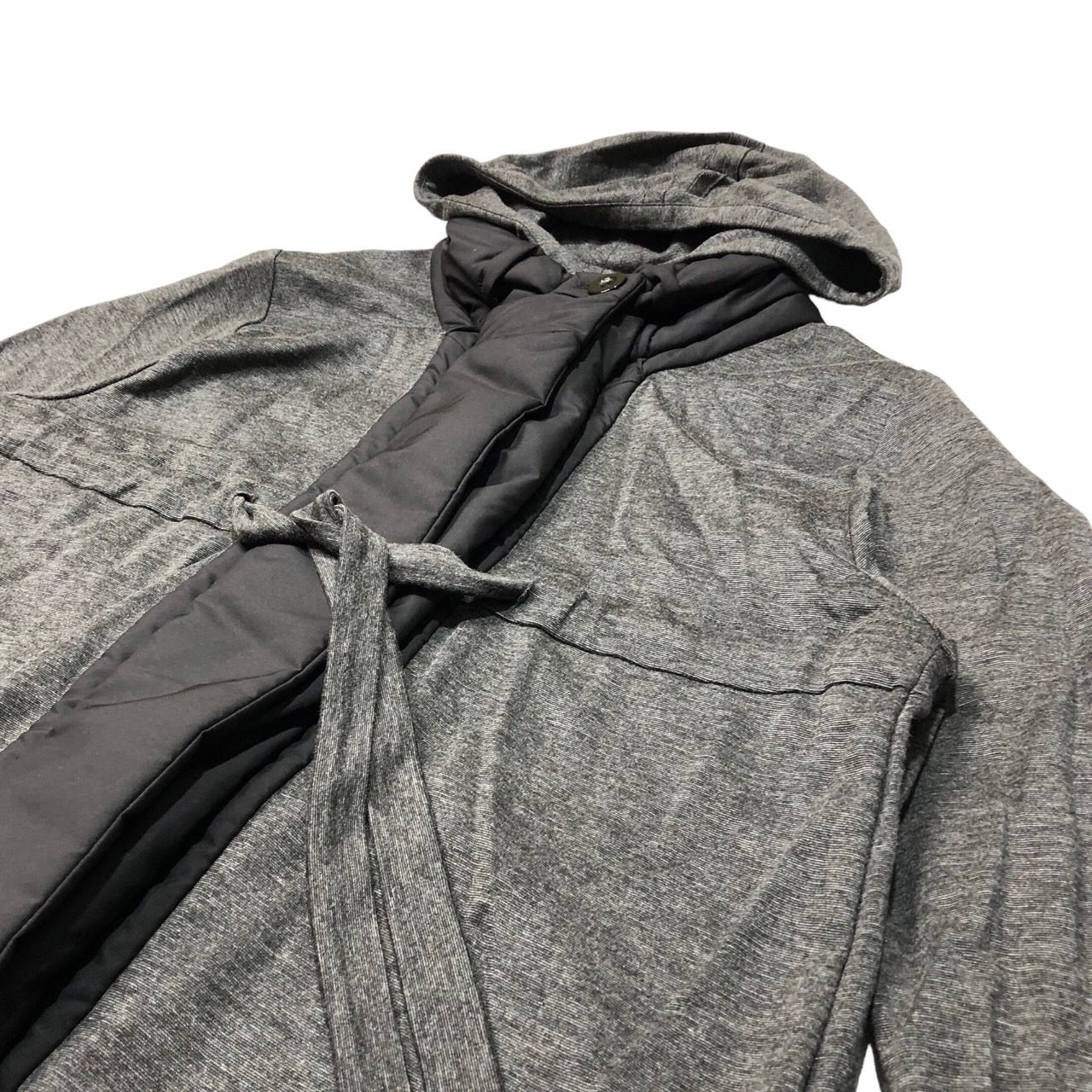 マリテフランソワジルボー 異素材 プリーツ ジャケット フーディ MARITHE FRANCOIS GIRBAUD(マリテフランソワジルボー) 00's異素材切替