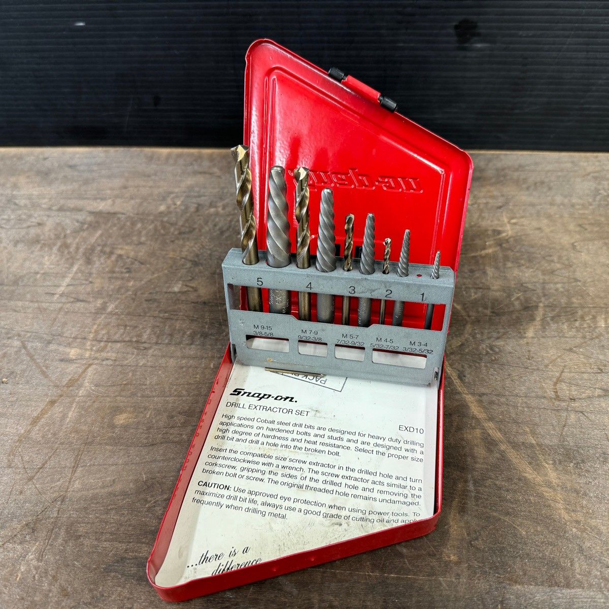 ○スナップオン Snap-on 正回転用エキストラクター 逆タップ セット 