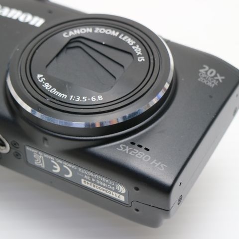  超 PowerShot SX 280 HS ブラック デジカメ Canon 本体 02000 コンパクトデジタルカメラ デジタルカメラ