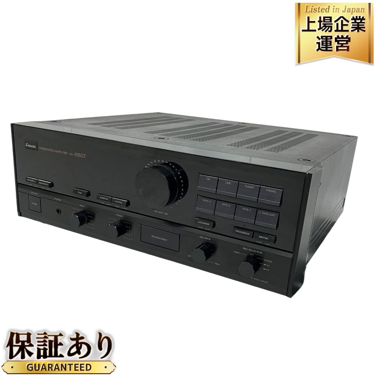 SANSUI AU-α607 プリメインアンプ インテグレーテッドアンプ サンスイ 音響機材 オーディオ機器 中古 C9208366 - メルカリ