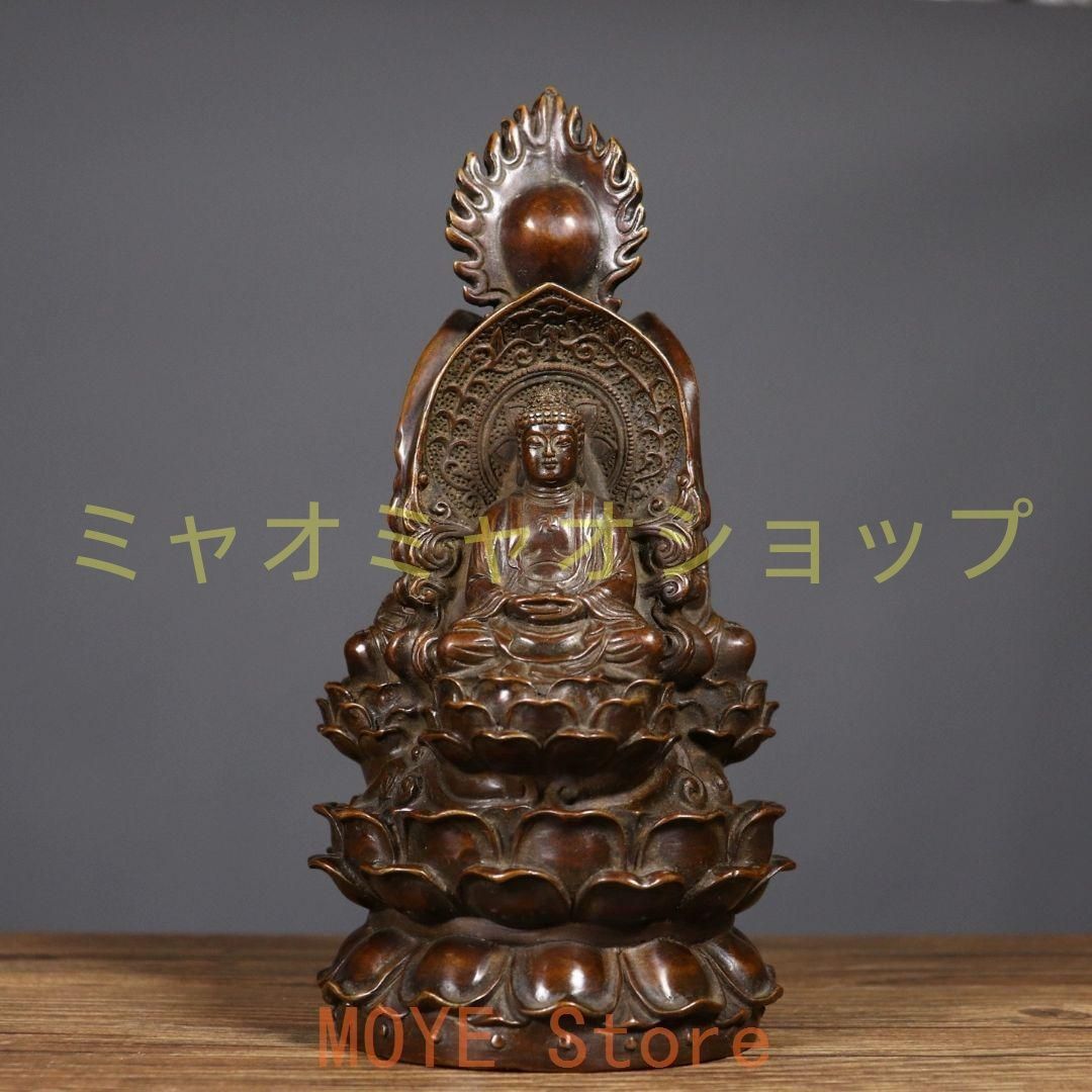 仏教美術 三面仏娑婆三聖仏像 釈迦牟尼仏 観音菩薩 地蔵王菩薩