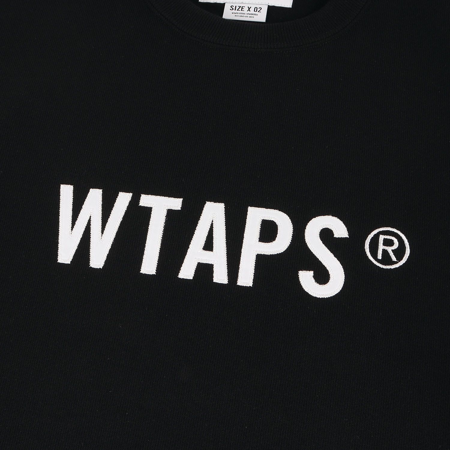 新品 WTAPS 希少！ ロゴはアップリケ刺繍 241ATDT-CSMO1 WTAPS Cut & Sewn 01 Crewneck in Green | SVD
