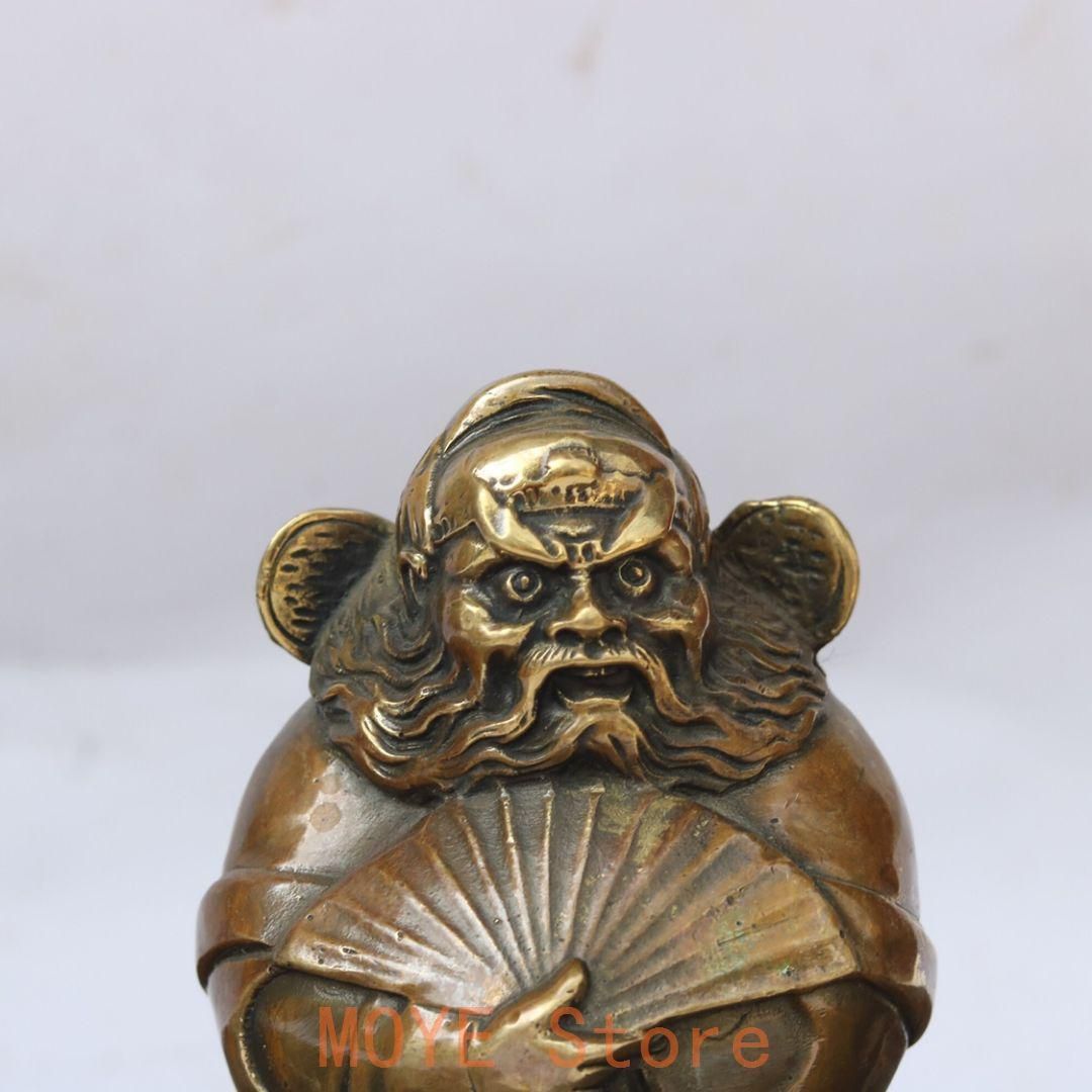 銅製 仏像 天師鐘馗仏像 茶道茶寵 鎮宅 辟邪 開運 風水 招財 置物