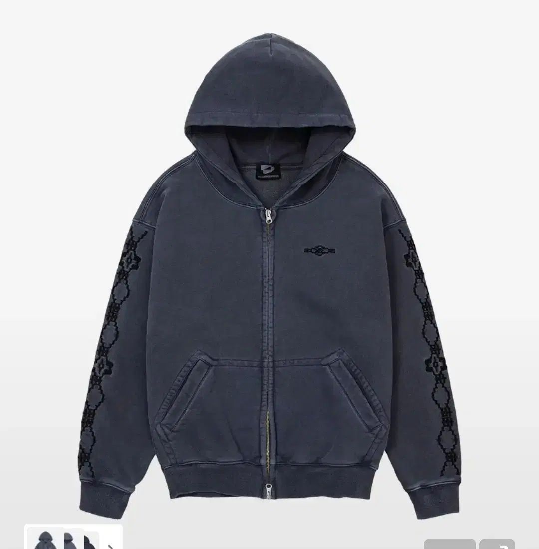 ウェルビーイングエクスプレス WHO ジップアップ Sleeve Embroidered Zip Up