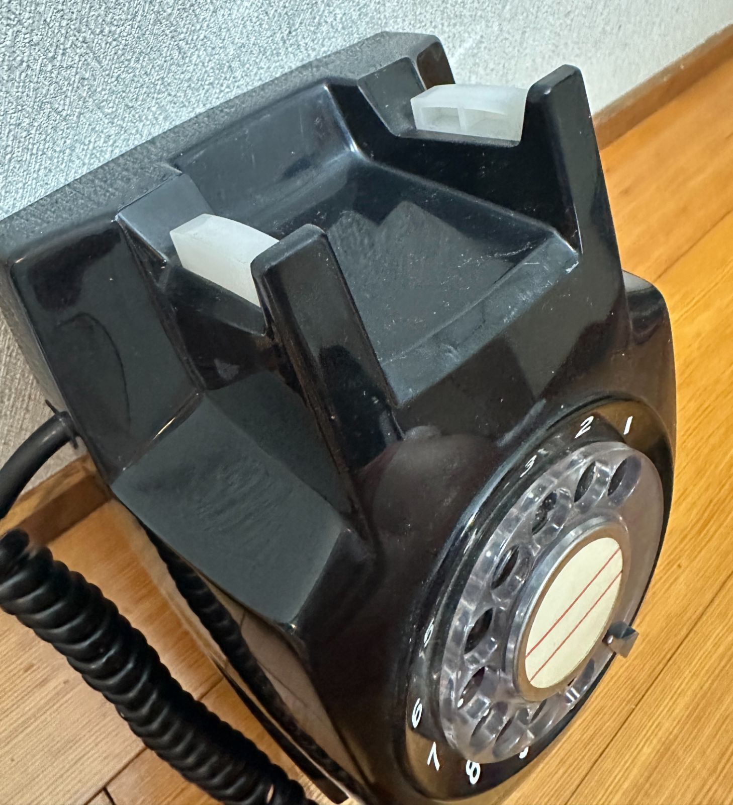 昭和レトロ ヴィンテージ 黒電話 600-A2W 日本電信電話公社 1979年製