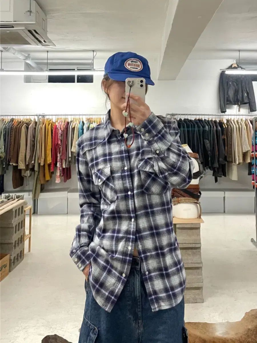 90 s GAP ombre check shirts ザ イヤーズ GAP ギャップ オンブル