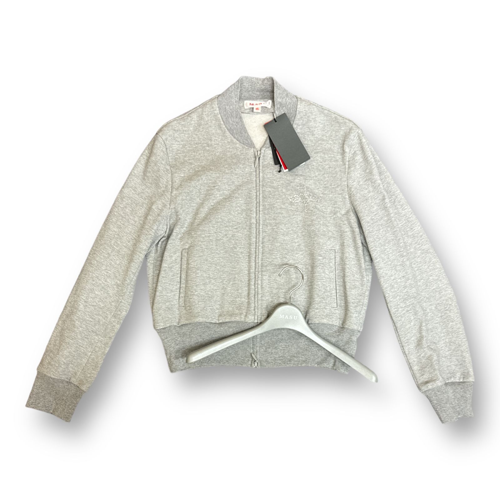 masu SHORT BOMBER パーカーブルゾン