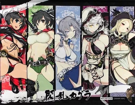 タペストリー 集合 A2タペストリー 閃乱カグラ 爆乳ハイパーWEBくじ 4パイ目 抽選