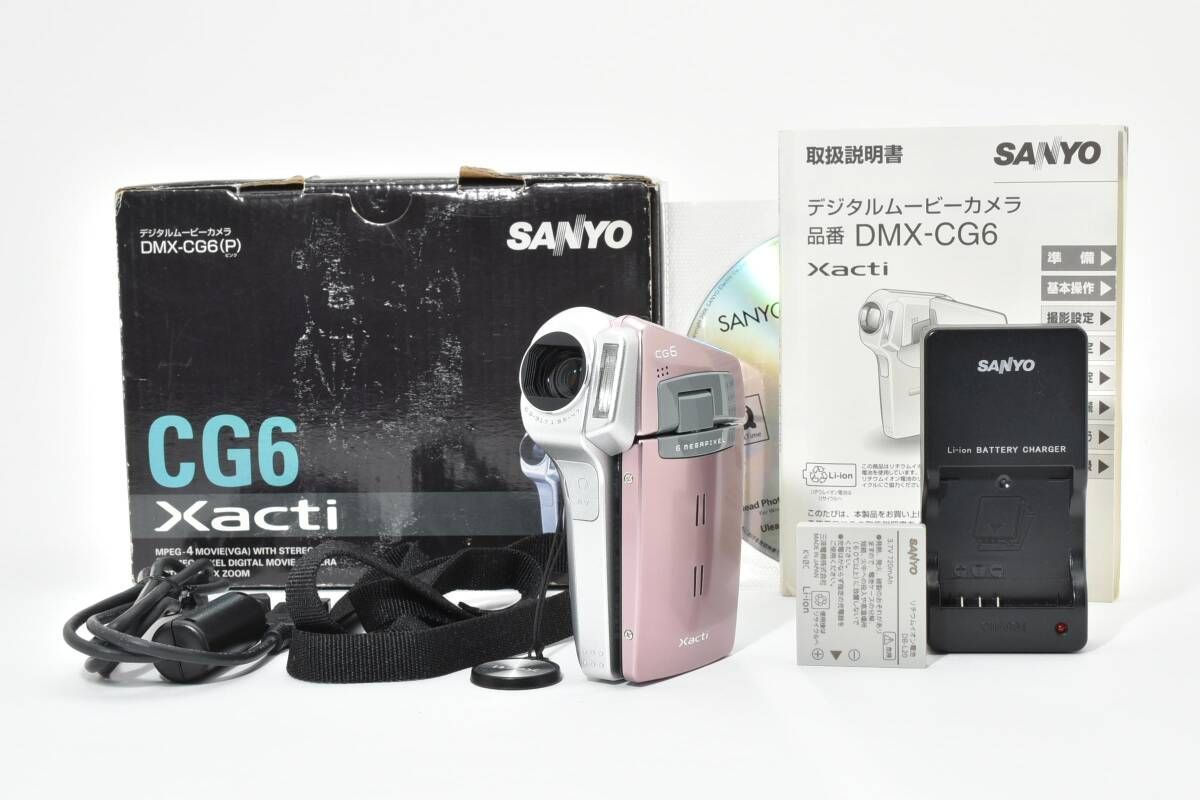 ☆極上品☆サンヨー SANYO Xacti DMX-CG6 ピンク ☆ T6#4733
