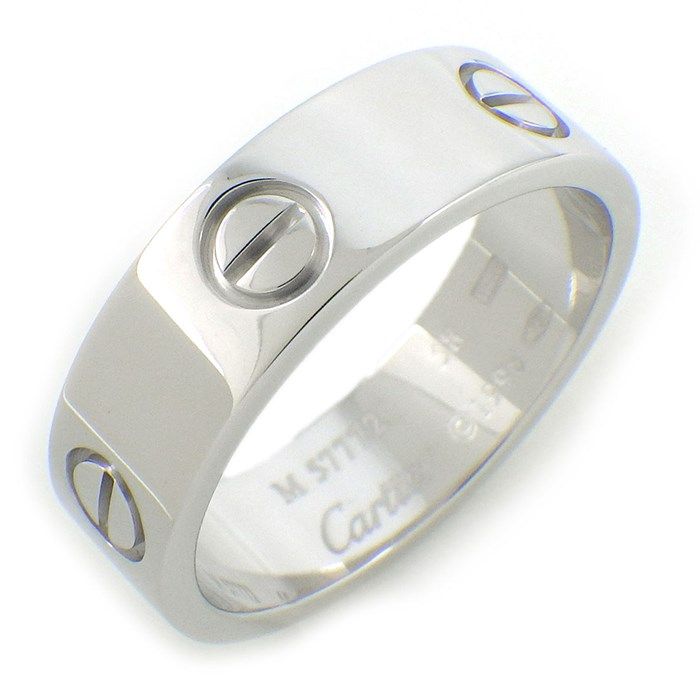カルティエ Cartier リング ラブ クラシックモデル MM B4084758 K18WG 17号 | 58