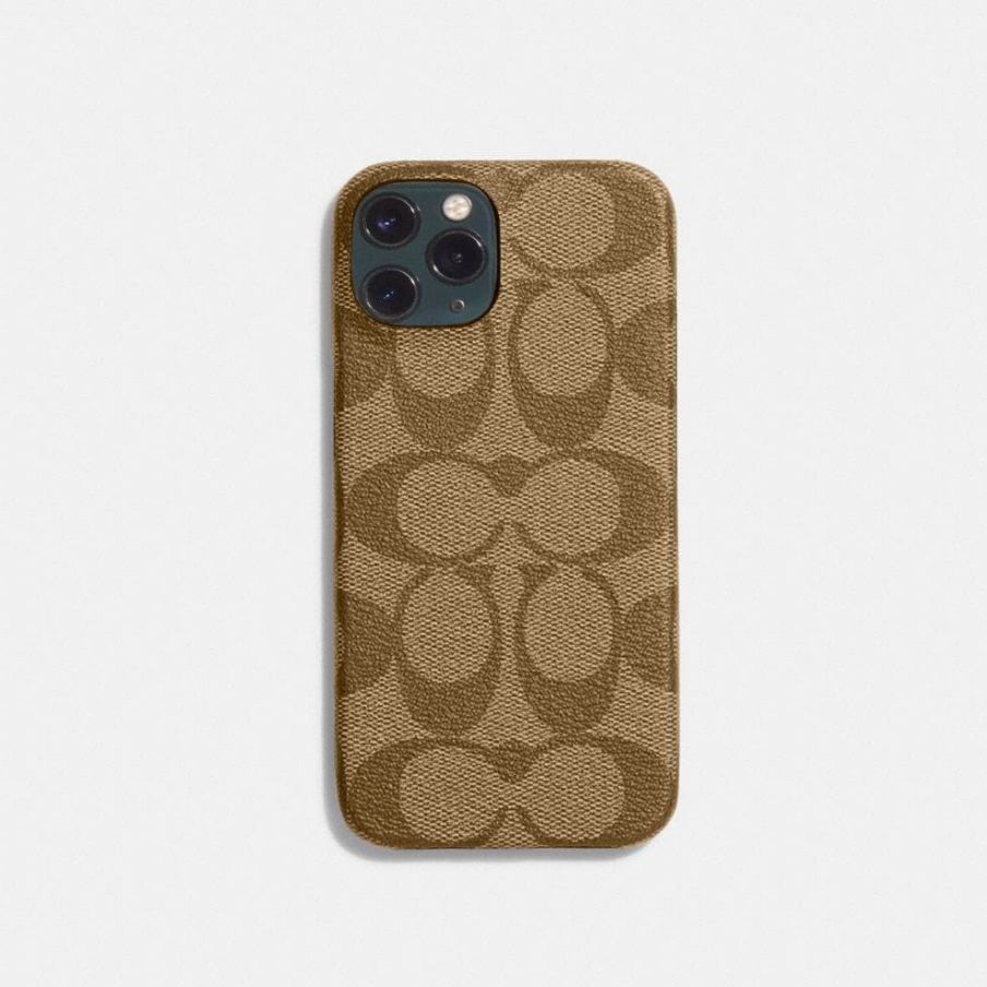CO-402 コーチ COACH iPhone13 pro 対応 ケースC8023 KHAKI
