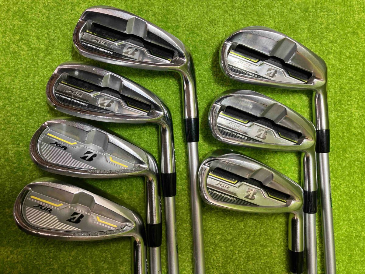 BRIDGESTONE JGR HYBRID FORGED AiRSpeeder J16-12I アイアンセット（7-9.P1.P2.A.S） 7本 セット ゴルフクラブ ブリヂストン - メルカリ