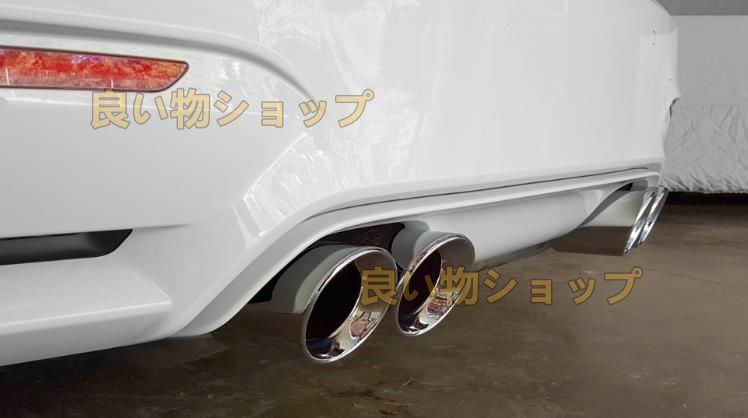 送料無料BMW マフラーカッター Mシリーズ F87 M2 F80 M3 F82 F83 M4 F10 M5 F12 F13 M6 適応 シルバー4個セット