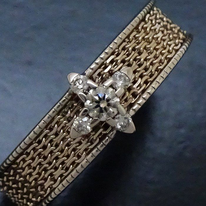 Kashikey カシケイ ネイキッド リング 指輪 ブラウンダイヤモンド0.10  