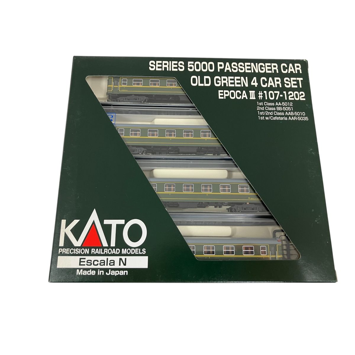 KATO 107-1202 5000形客車 EPOCAIII OLD GREEN 4 CAR SET 外国