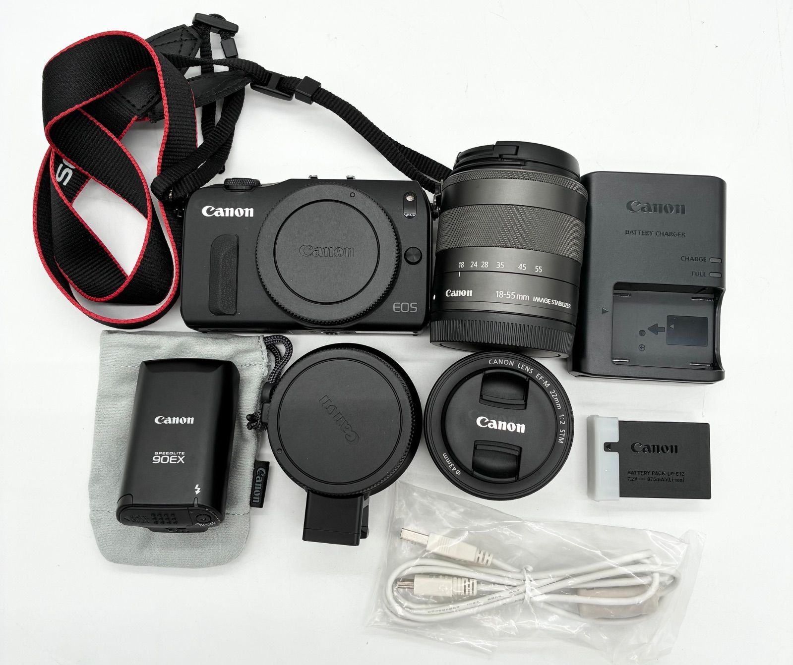 Canon eos m 18-55mm 22mm レンズセット Canon EOS M + 22mm/18-55mm