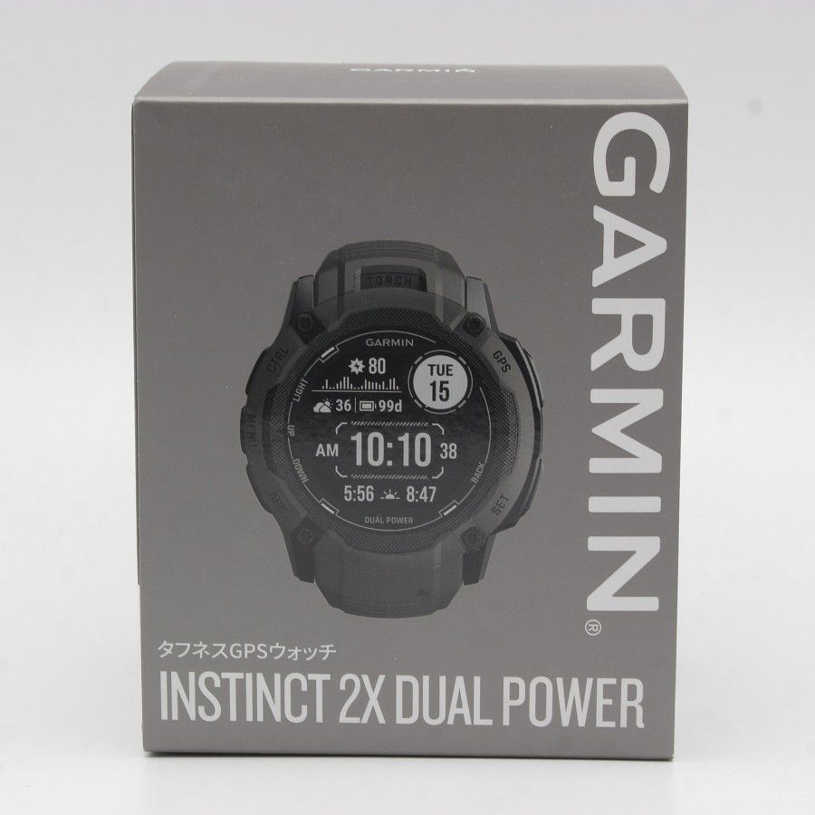 新品】GARMIN Instinct 2X Dual Power Graphite 010-02805-22 