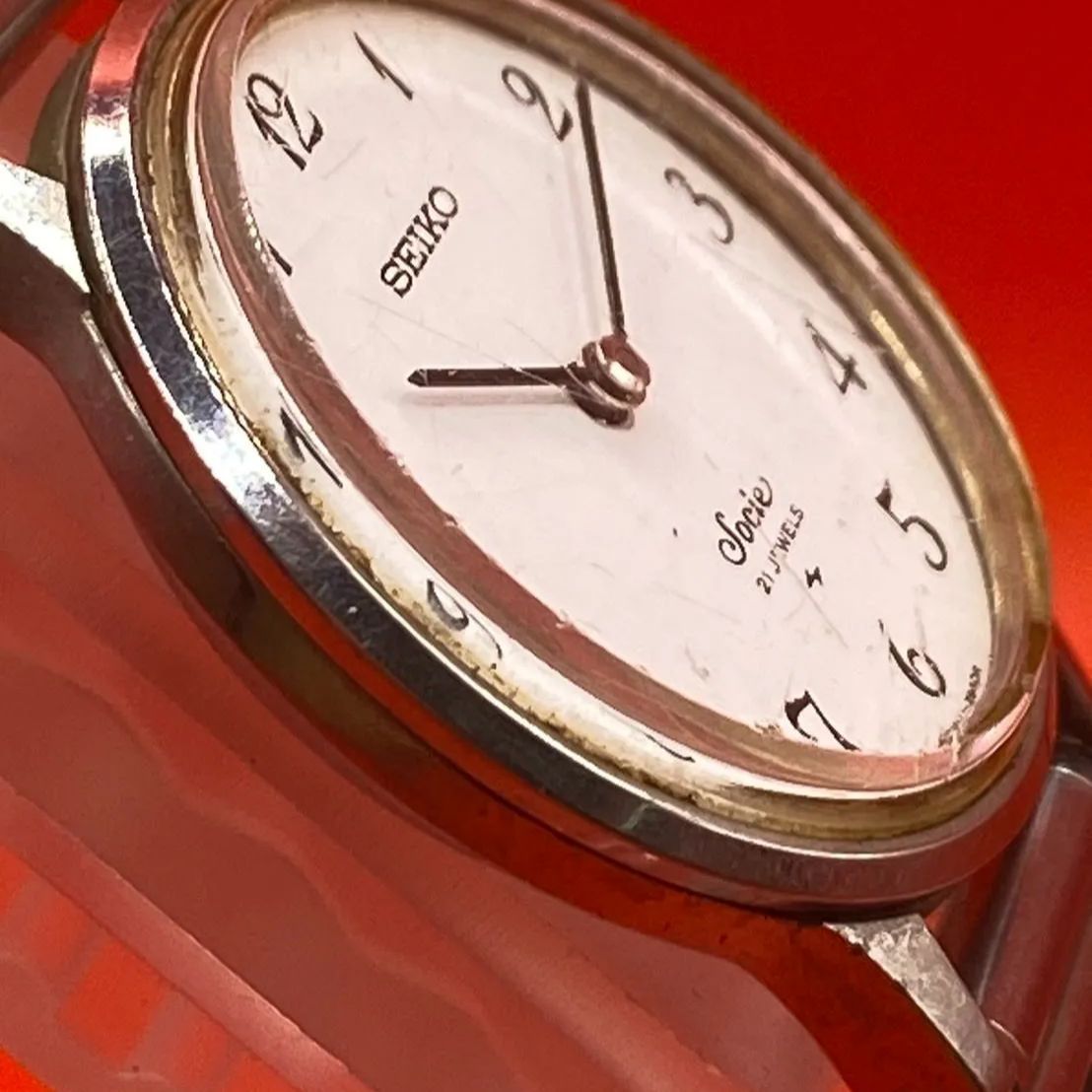SEIKO Socie 21石 レディース 腕時計 怖 手巻き 【動作確認済み】