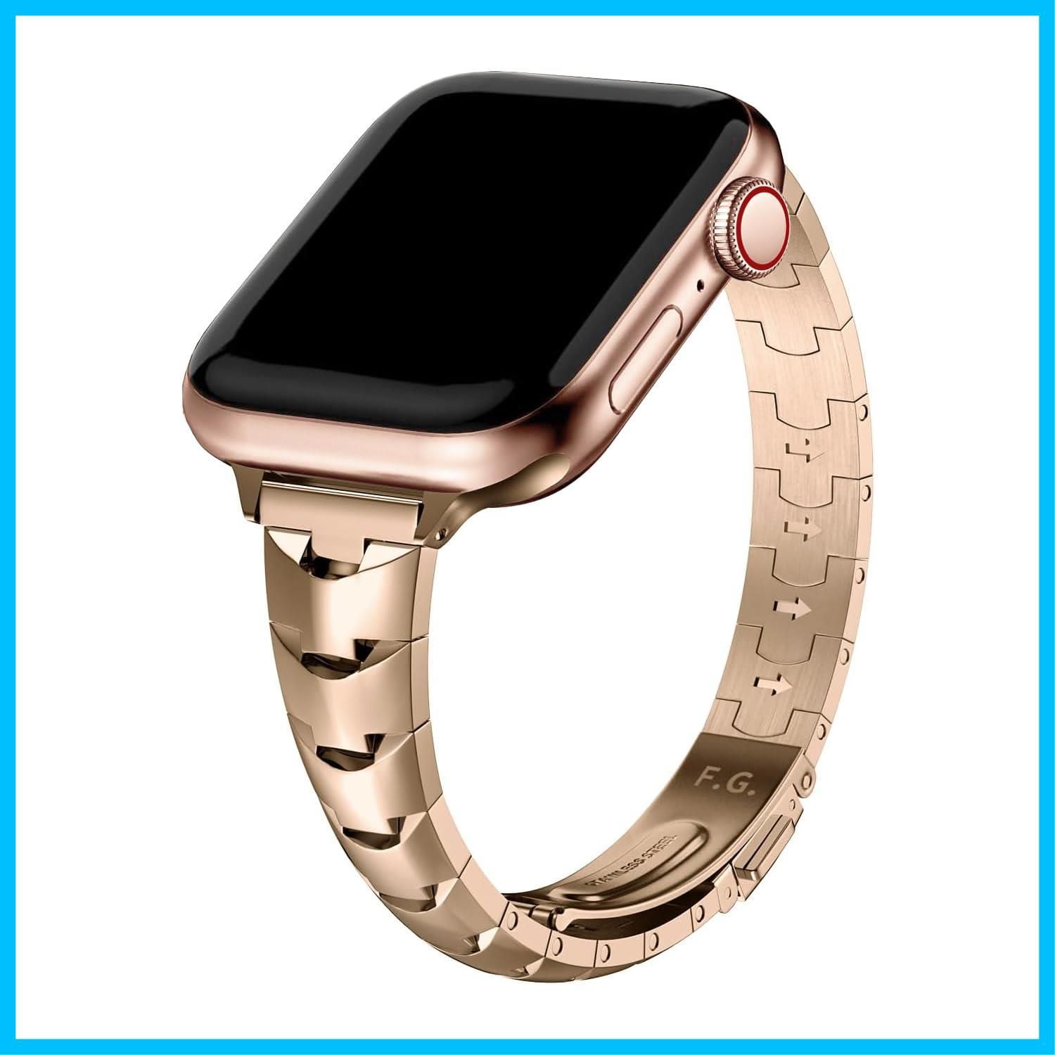 迅速発送】アップルウォッチ バンド iWatch シリーズ 8/7/6/5/4/3/2/1 SE SE2 Ultraに対応38mm 40mm 41mm  42mm 44mm 45mm 49mm コンパチブル ステンレス Apple watch バンド レディー メルカリ